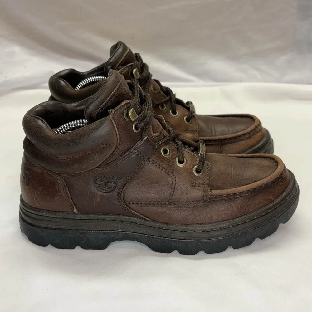 Vintage Timberland Heritage GORE-TEX Moc Toe Chukka Boots Men's US 7.5 M
